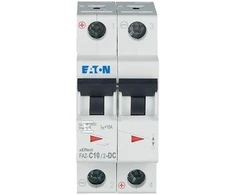 Eaton FAZ- C10 / 2-DC nuolatinės srovės perjungiklis 2P C 10A 10kA DC 279138