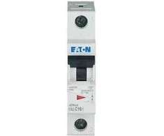 Eaton miniatiūrinis grandinės pertraukiklis FAZ-C16 / 1 1P C 16A 15kA AC - 278561