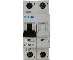Eaton 1 + N C 20A 15kA AC FAZ C20 / 1N (278675)