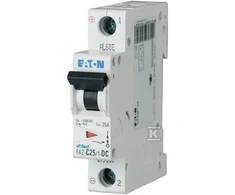 Eaton FAZ- C6 / 1-DC srovės perjungiklis 1P C 6A 10kA 279125