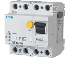 Eaton diferencinis srovės perjungiklis 4P 25A 0,03A G / B tipo FRCdM-25003-G / B (167892)