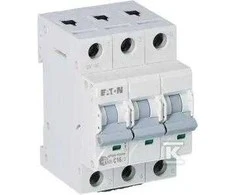 Eaton Grandinės pertraukiklis 3P C 16A 6kA AC xPole Home HN-C16/3 194891