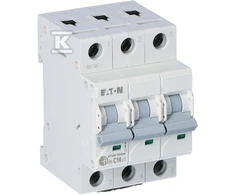 Eaton Grandinės pertraukiklis 3P C 16A 6kA AC xPole Home HN-C16/3 194891