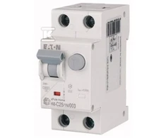 Eaton Liekamosios srovės pertraukiklis 2P 25A 0,03A tipo AC xPole Home HNB-C25/1N/003 195129