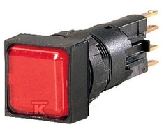 Eaton Signalinė lempa 25 x 25mm raudona 24V AC / DC Q25LF- RT / WB (08914)