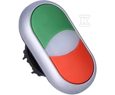 Eaton Dvivietis žalias / raudonas mygtukas su apšvietimu M22- DDL- GR (216698)