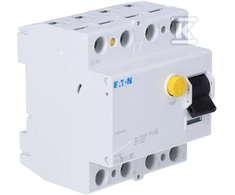 Eaton Liekamosios srovės grandinės pertraukiklis 4P 25A 0,1A tipo AC PF6-25/4/01 286505