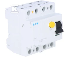 Eaton Liekamosios srovės grandinės pertraukiklis 4P 40A 0,3A tipas A PF6-40/4/03-A 112935
