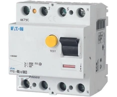 Eaton Liekamosios srovės grandinės pertraukiklis 4P 63A 0,1A tipo AC PF6-63/4/01 286513