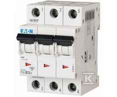 Eaton PL6-B13/3 SROVĖS PERTRAUKIS 6KA