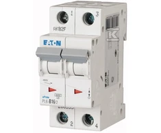 Eaton Grandinės pertraukiklis 2P B 16A 6kA AC PL6-B16/2 286555