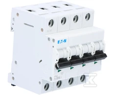 Eaton miniatiūrinis grandinės pertraukiklis 4P B 16A 6kA AC PL6-B16 / 4 166494