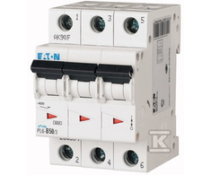 Eaton PL6-B50/3 SROVĖS PERTRAUKIS 6KA
