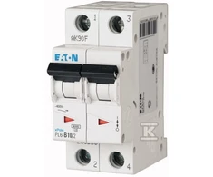 Eaton Grandinės pertraukiklis 2P C 10A 6kA AC PL6-C10/2 286565