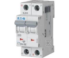 EATON (MB) grandinės pertraukiklis 2P C 16A 10kA DC PL7-C16/2-DC 264902