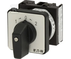 Eaton 1-0-2 1P 20A Cam jungiklis turi būti pastatytas su grįžimo į poziciją 0 (019863)