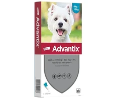 ENA ELANCO Advantix – Parazitų lašai šunims S – 4 x 1 ml