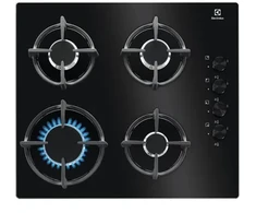 Electrolux KGG6407K Juodas Įmontuojamas 60 cm Dujinis 4 zonos