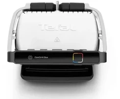 Elektrinis grilius Tefal Optigrill Elite GC750D30 (Tradycyjny su płytą; 2000W; spalva sidabrinė)