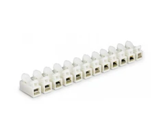 Elektro Plast 19.2512 Gnybtų juosta - greitoji jungtis PS 2,5/12 balta 10A 19.2512