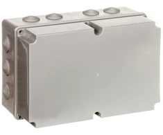 Elektro-Plast Gipsas yra tuščias su membranomis 348 x 228mm IP65 PH- 5B.3 pilkas (28,56)