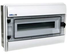 Elektro-Plast 1x18 modulinis skirstomasis skydelis IP65 RHP -18 / Z su užraktu