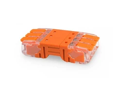 Elektro Plast 39.643 Greito prijungimo jungtis su svirtimi CMK-643 3x0.2-2.5mm2, nereikia nuimti gnybtų izoliacijos 39.643 /10vnt./