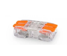Elektro Plast 39.652 Greito prijungimo jungtis su svirtimi CMK-652 2x0.2-2.5mm2, nereikia nuimti gnybtų izoliacijos 39.652 /50 vnt./