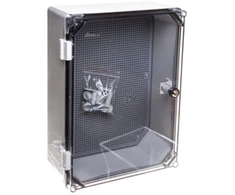 Elektro Plast 43.11 Korpusas 400x300x166mm IP65 su tvirtinimo plokšte skaidri UNIbox Uni-1/T 43.11