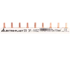Elektro-Plast Dabartinis bėgio tipas PIN 3P 10mm2 63A 9 smeigtukai ISS10 / 3F / 9 (45.219)