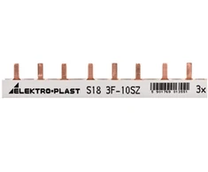 Elektro Plast 45.228 PIN tipo srovės šyna 3P 10mm2 63A 18 kontaktų IZS10/3F/18 45.228