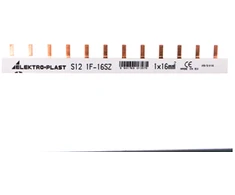 Elektro-Plast Srovės bėgio tipas PIN 1P 16mm2 100A 12 smeigtukai ISS16 / 1F / 12 (45.236)