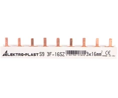 Elektro-Plast Srovės bėgio tipas PIN 3P 16mm2 100A 9 smeigtukai ISS16 / 3F / 9 (45.249)