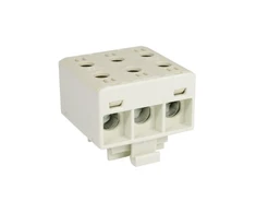 Elektro Plast 48.3241 3 polių paskirstymo-šakos blokas AL/CU 3x240mm2 pilkas plokščias montavimas ir TH bėgelis WLZ35/3x240/s 48.3241