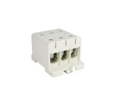 Elektro Plast 48.396 3 polių paskirstymo blokas AL/CU 3x95mm2 pilkas plokščias montavimas ir TH bėgis WLZ35/3x95/s 48.396