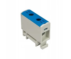 Elektro Plast 48.535 1 polių paskirstymo-šakos blokas AL/CU 2.5-35mm2 mėlyna plokščias montavimas ir TH bėgelis WLZ35P/35/n 48.535