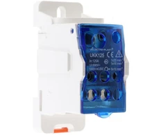 Elektro-Plast Opatówek UKK-125 paskirstymo blokas 49.5125 pilkas