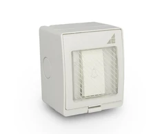 Elektro-Plast Vieno paviršiaus mygtukas, žiedas PND IP55 AQUA55 55.09