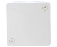 Elektro Plast 61.125 Dėžutė hermetiška tuščia 86x86x40mm IP55 balta VP 022-01 61.125