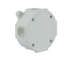 Elektro Plast 61.177 Dėžė n/t hermetiška tuščia 79x79x37mm IP44 balta VP 075-01 61.177