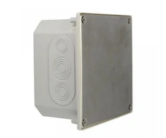 Elektro Plast 64.160 Ppt-EH160 INOX sieninė dėžė, hermetiška, IK10 IP65, nerūdijančio plieno dangtis 64.160