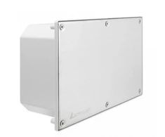 Elektro Plast 64.250 Ppt-EH250 INOX sieninė dėžė, hermetiška, IK10 IP65, nerūdijančio plieno dangtis 64.250