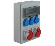 Elektro Plast 65.1616 Statybiniai skirstomieji įrenginiai RB-1616 IP44 1x16A/5P,1x16A/5P,3xGS 65.1616