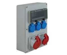 Elektro-Plast Statybinė skirstomoji įranga RB-1632 IP44 1x16A/5P 1x32A/5P 3xGS 65.1632