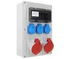 Elektro-Plast Statybinis skirstomasis skydas RB-3232 IP44 1x32A/5P,1x32A/5P,3xGS 65.3232