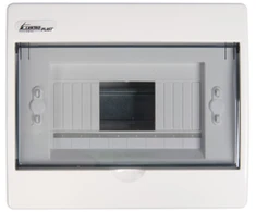 Elektro Plast 7.2 Moduliniai skirstomieji įrenginiai 1x8 paviršiuje montuojami IP40 RN-8 WAVE 7.2