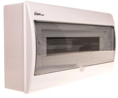 Elektro Plast 7.7 Moduliniai skirstomieji įrenginiai 1x18 paviršiuje montuojami IP40 RN-18 Wave 7.7