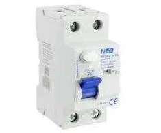 Elektro Plast 87.842 NEO 40A 30mA 2 polių diferencialinis automatinis jungiklis, AC tipo RCD/40A/2P