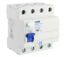 Elektro Plast NEO 25A 30mA 4 polių diferencialinis automatinis jungiklis, AC tipo RCD/25A/4P