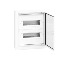 Elektro Plast 9.212 Hermetiška įleidžiama skirstomoji įranga 2x12 aliuminio durys IP54 DARP 24S Quiteline 9.212